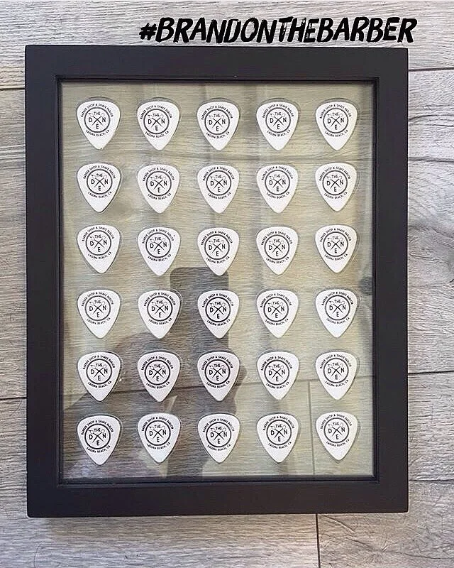 Guitar Pick Display - 8 x 10 Vertical Clear - HOLDS 30 PICKS - FRAME INCLUDED, image 4
