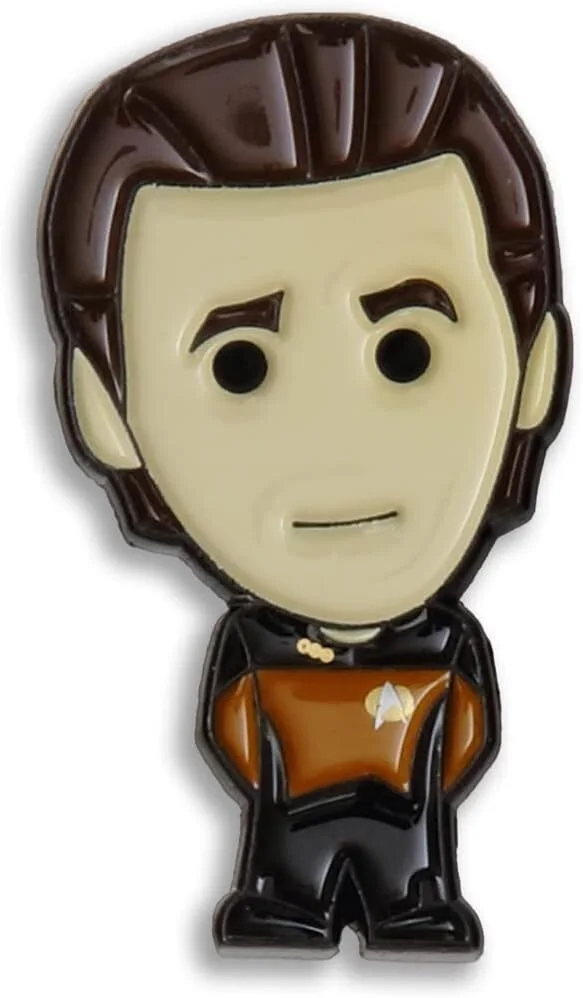 Star Trek The Next Generation - Chibi Pin Badge Set - Eaglemoss Hero Collector, image 5
