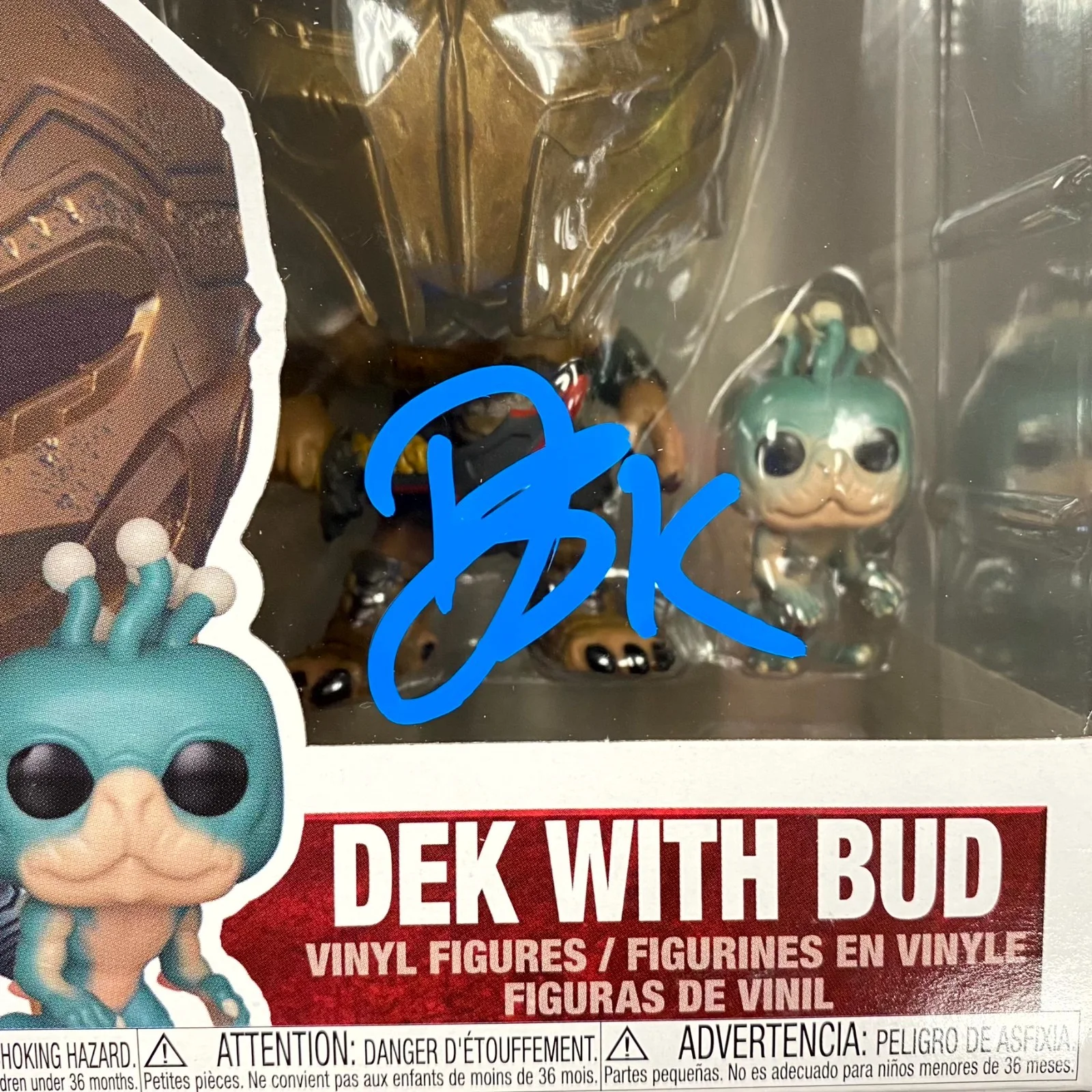 Dimitrius Koloamatangi signed Dek Predator Funko Pop autograph (A) Beckett BAS, image 2