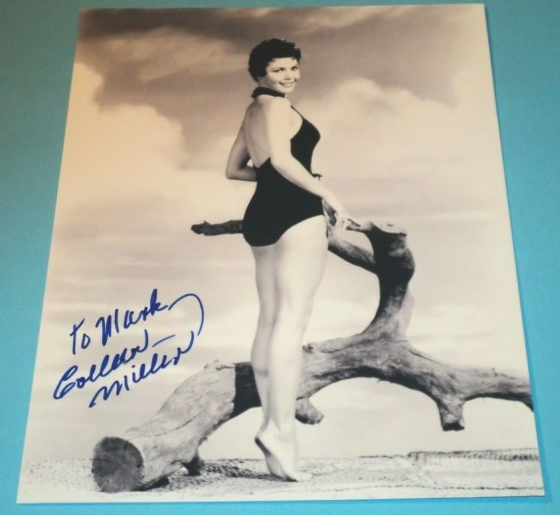 Colleen Miller — COLLEEN MILLER / 8 x 10 B&W AUTOGRAPHED PHOTO