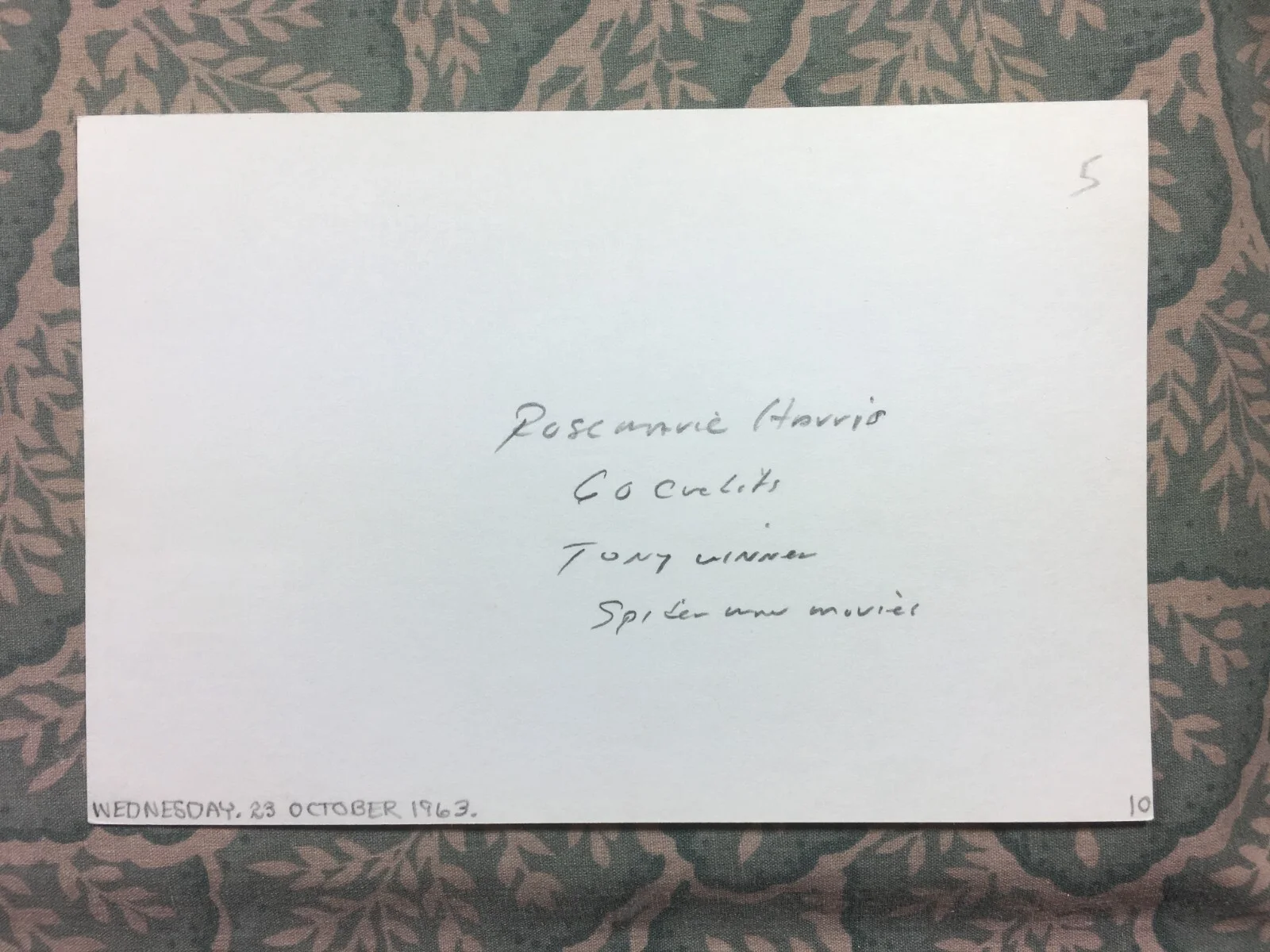Rosemary Harris - Spider-Man - Spider-Man-3 - Search Party - Autographed 1963, image 2
