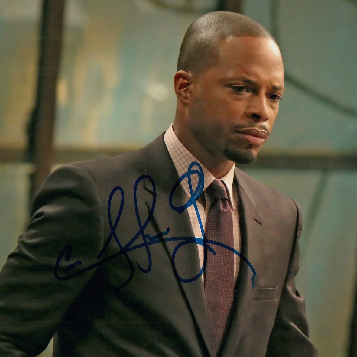 CORNELIUS SMITH JR hand-signed SCANDAL 8x10 uacc rd coa FANTASTIC COLOR CLOSEUP, image 2