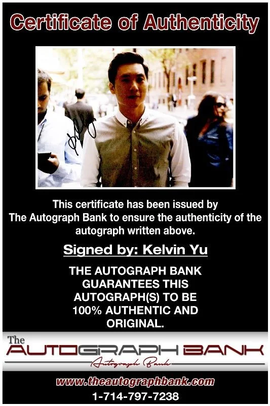 Kelvin Yu — Kelvin Yu authentic signed celebrity 8x10 photo W/Cert Autographed 125h1, image 2
