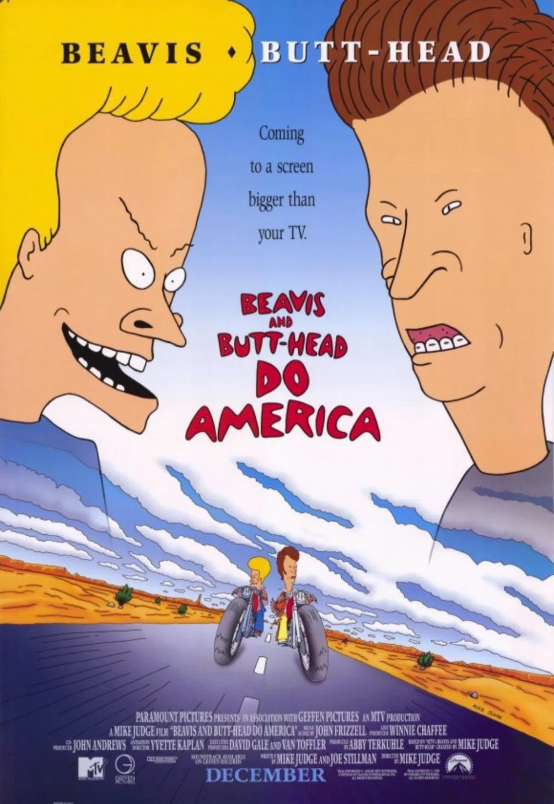 Beavis & Butt-Head Do America 1996 Very Rare Unmounted Genuine 35mm Film Cells, image 2