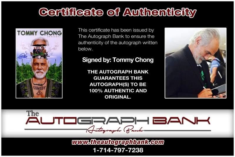 Tommy Chong — Tommy Chong authentic signed celebrity 10x15 photo W/Cert Autographed A00193, image 2
