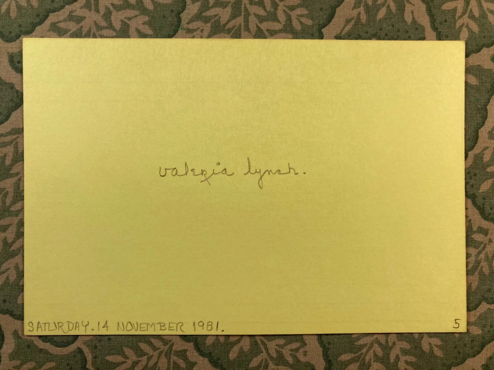 Valeria Lynch - MEXICAN CINEMA - Tango Bar - Autographed 1981, image 2