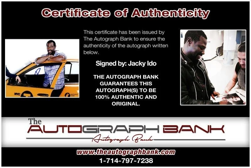 Jacky Ido — Jacky Ido authentic signed celebrity 8x10 photo W/Certificate Autographed (C6), image 2