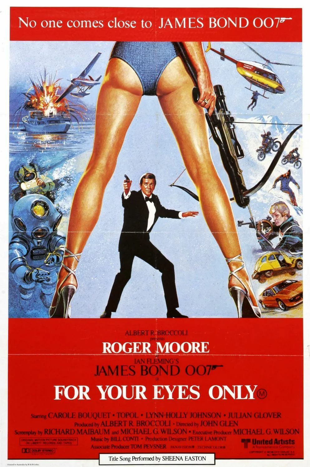 For Your Eyes Only James Bond Cell strip very Rare var_b, image 2