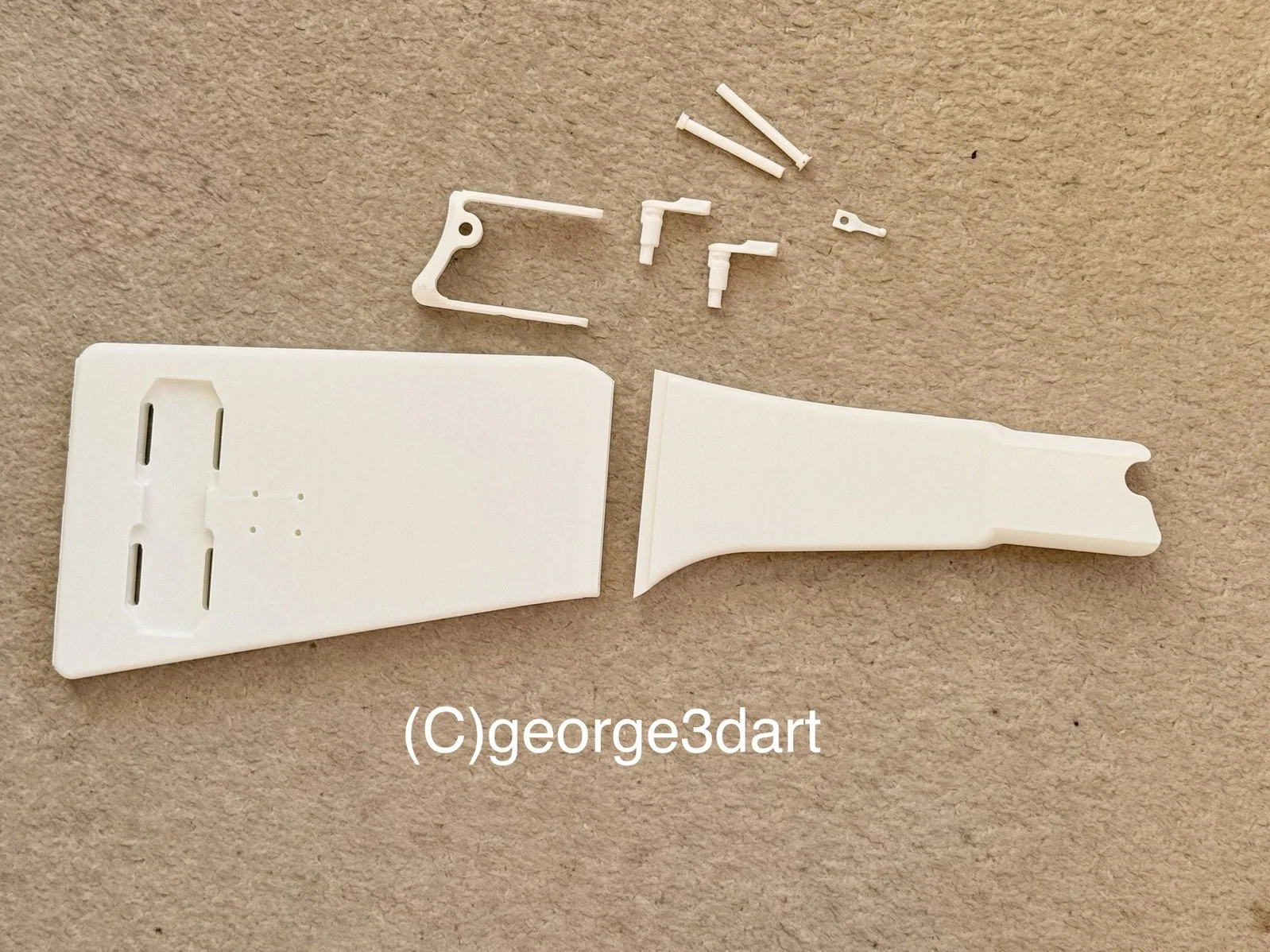Luger Shoulder Grip Stocker Cosplay Prop, изображение 2