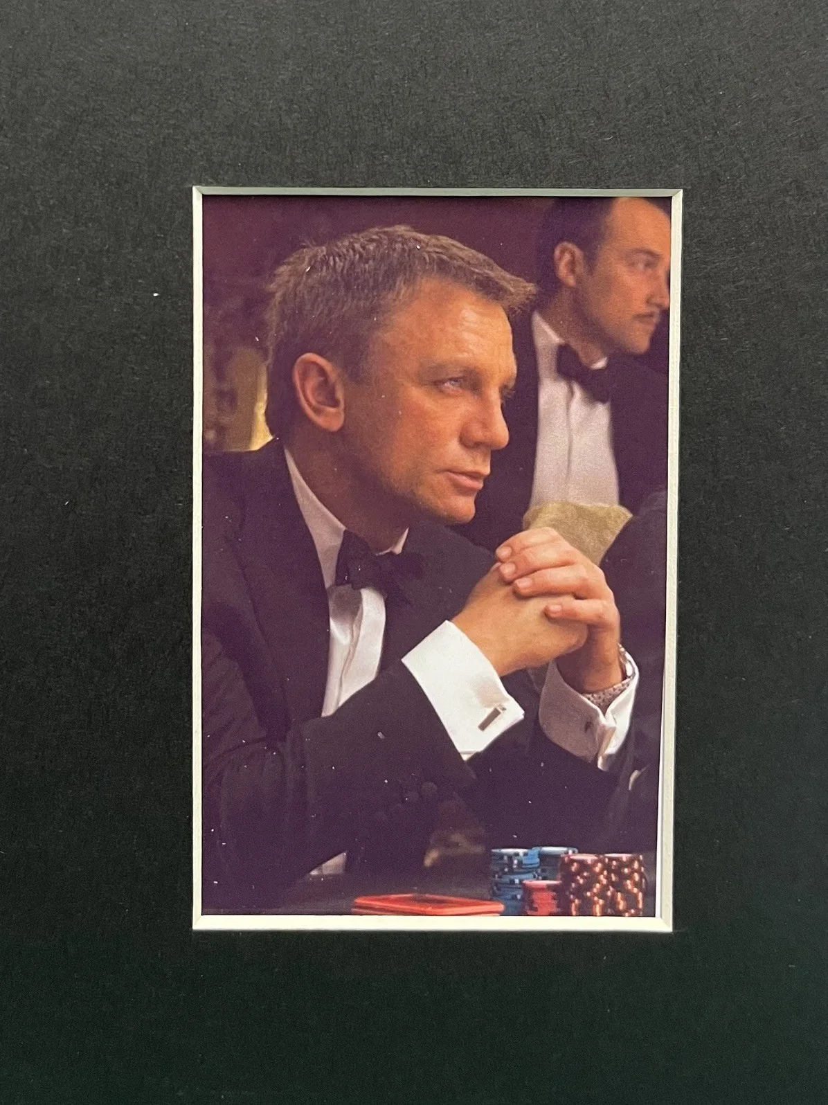 007 JAMES BOND. CASINO ROYALE Daniel Craig. . 35mm Film Cell Mounted Display, image 2
