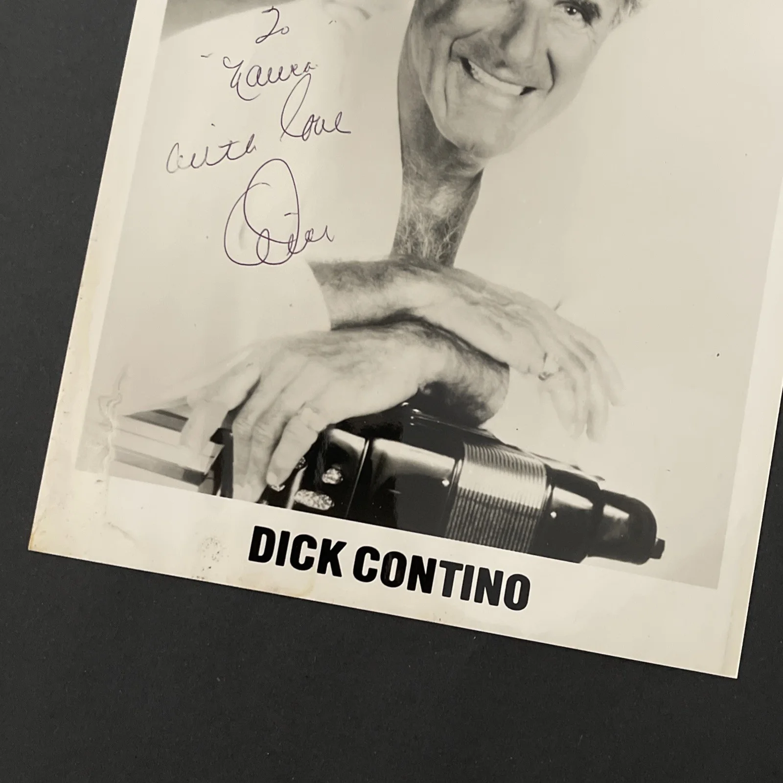 Dick Contino: Hand Signed Music Celebrity Photo 8 x 10” / KSK, изображение 4