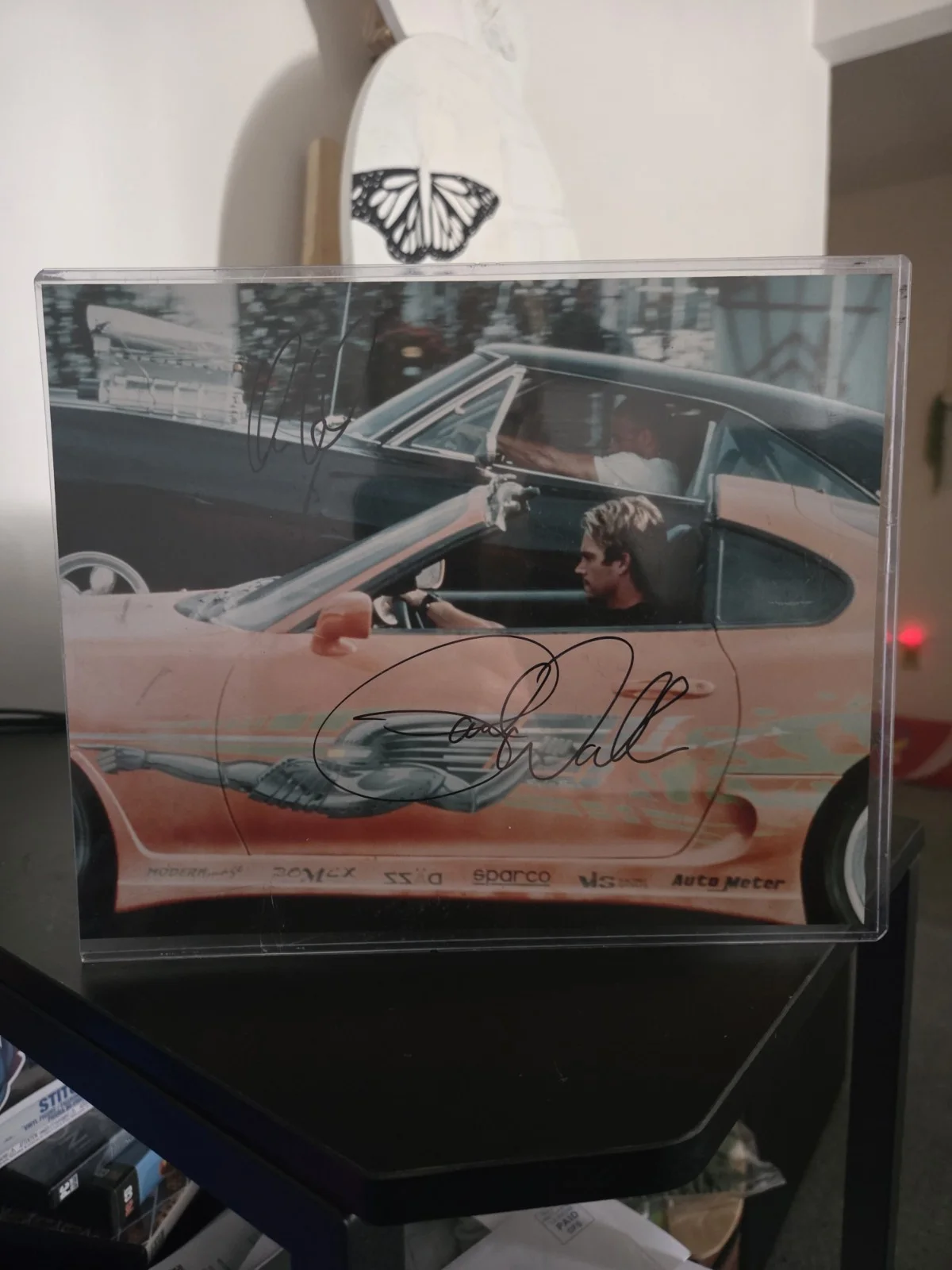 Vin Diesel / Paul Walker — Vin Diesel / Paul Walker Fast and Furious Signed 8x10 COA W/Matching Sticker