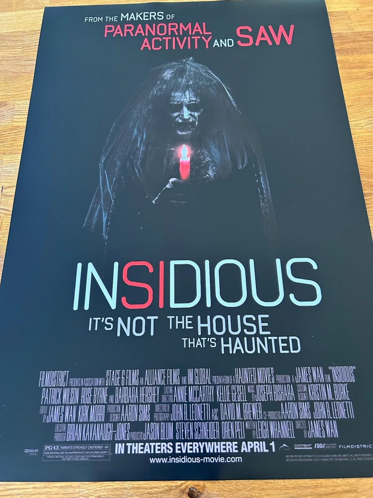Movie Poster Insidious 430mm x 640mm, image 2