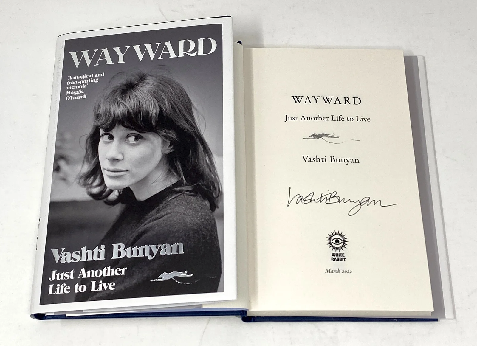 Vashti Bunyan Wayward: Just Another Life to Live Signed Autograph Hardcover Book, image 2