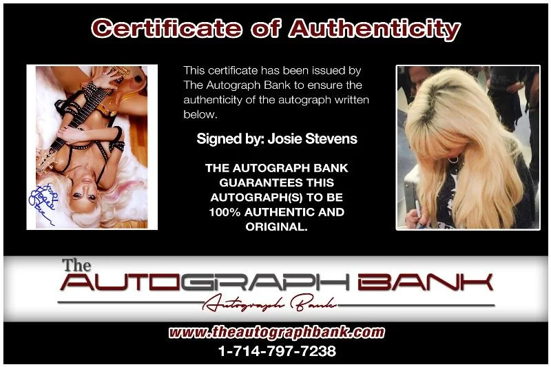 Josie Stevens — Josie Stevens authentic signed celebrity 10x15 photo W/Cert Autographed 2616j, image 2