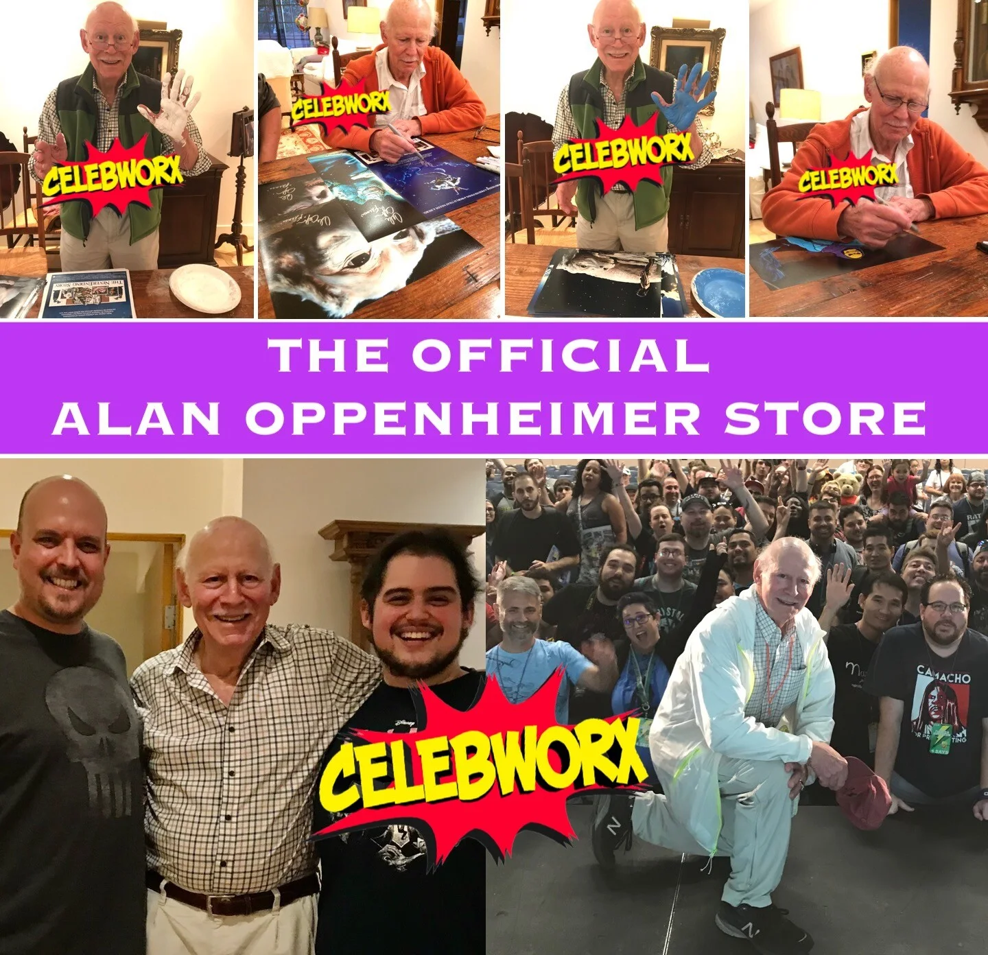 Alan Oppenheimer — ALAN OPPENHEIMER Signed TRANSFORMERS Generation One 8x10 Photo JSA COA Cert, image 2