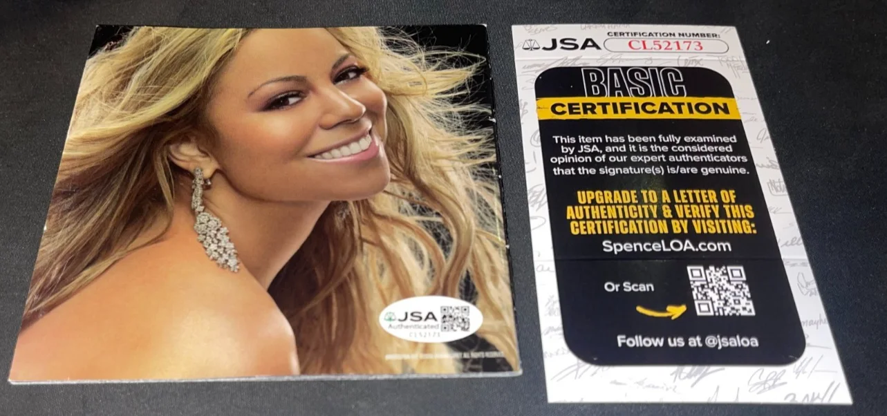 Mariah Carey Singer Signed The Emancipation Of Mimi Jacket Booklet Autograph JSA, image 2