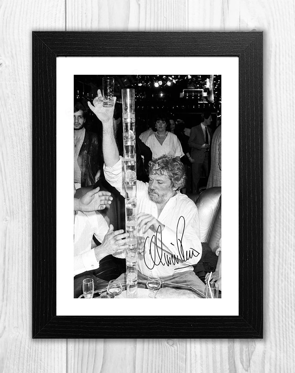 Oliver Reed 6 A4 repro autograph mounted picture poster with choice of frame, изображение 3