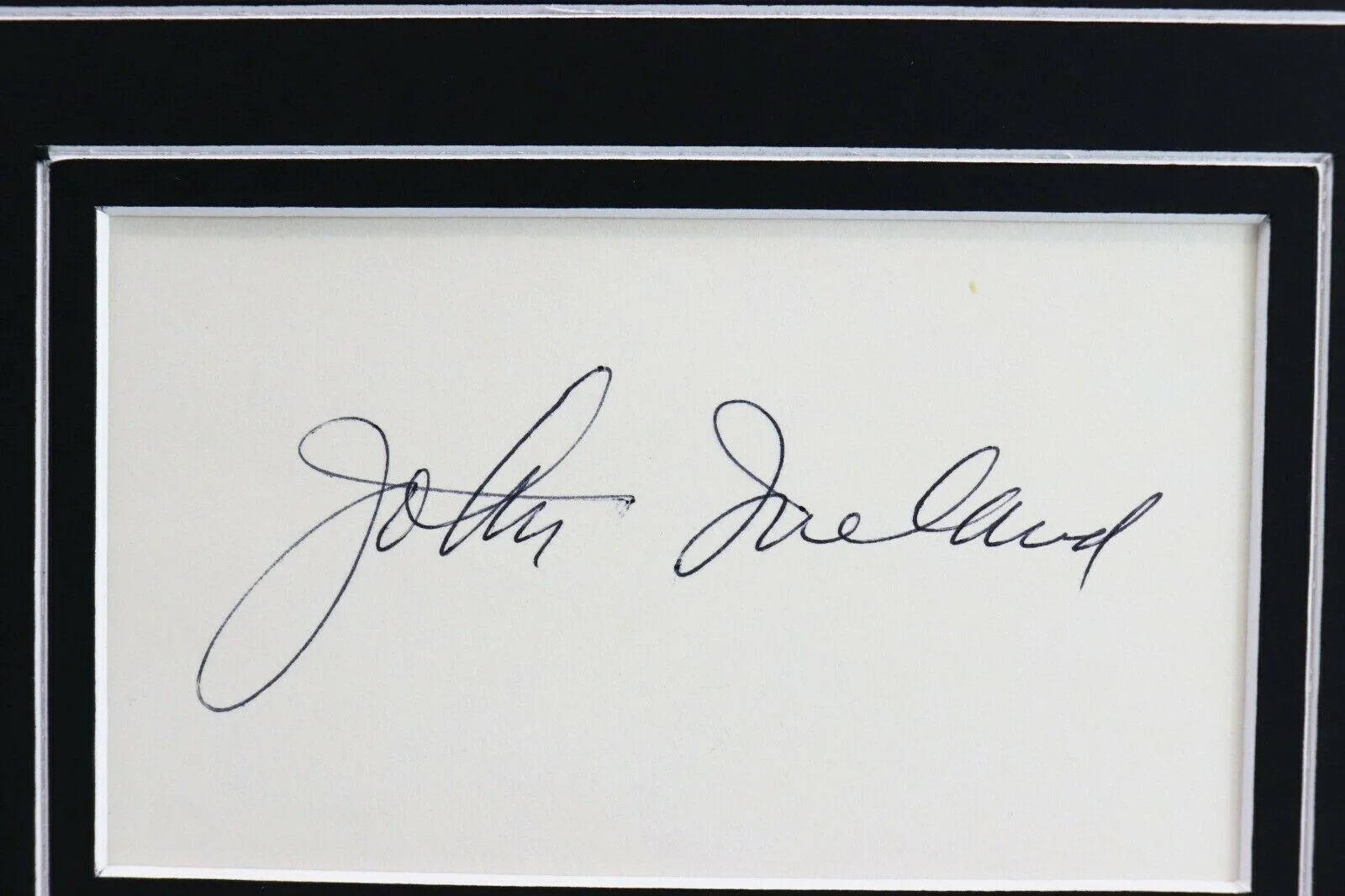 John Ireland Signed Framed 16x20 Photo Display, image 2