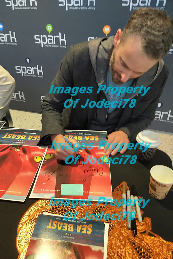 Chris Williams — Chris Williams Director Signed Autographed SEA BEAST 8x10 Photo EXACT Proof ACOA, image 3