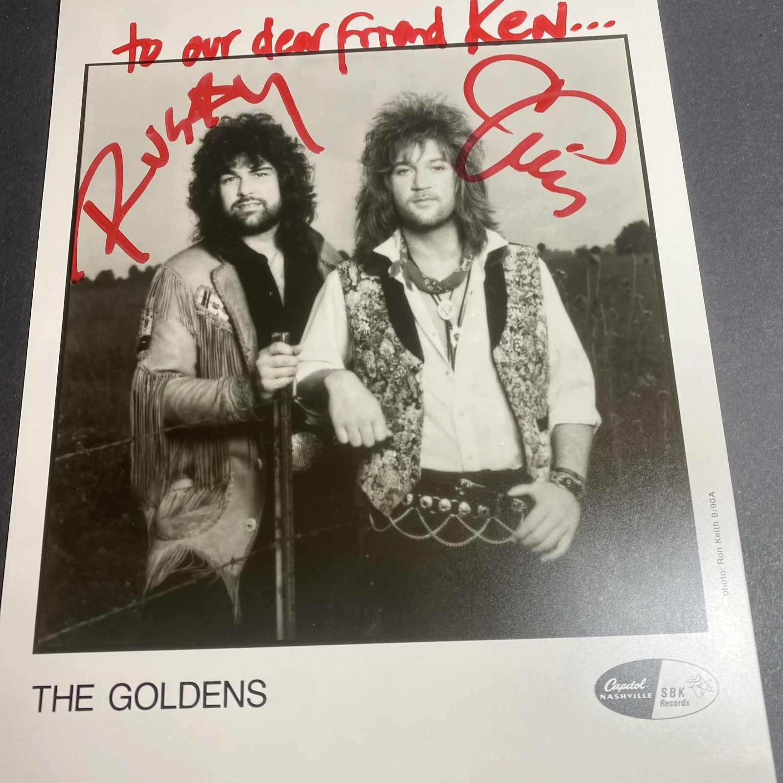 The Goldens: Country Singers, x2 Signed Celebrity Photograph 8 x 10 Inch / KSK, изображение 4