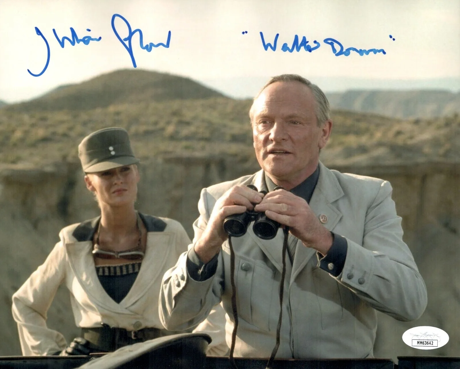 Julian Glover — JULIAN GLOVER Signed 8x10 INDIANA JONES Walter Donovan Autograph JSA COA Cert