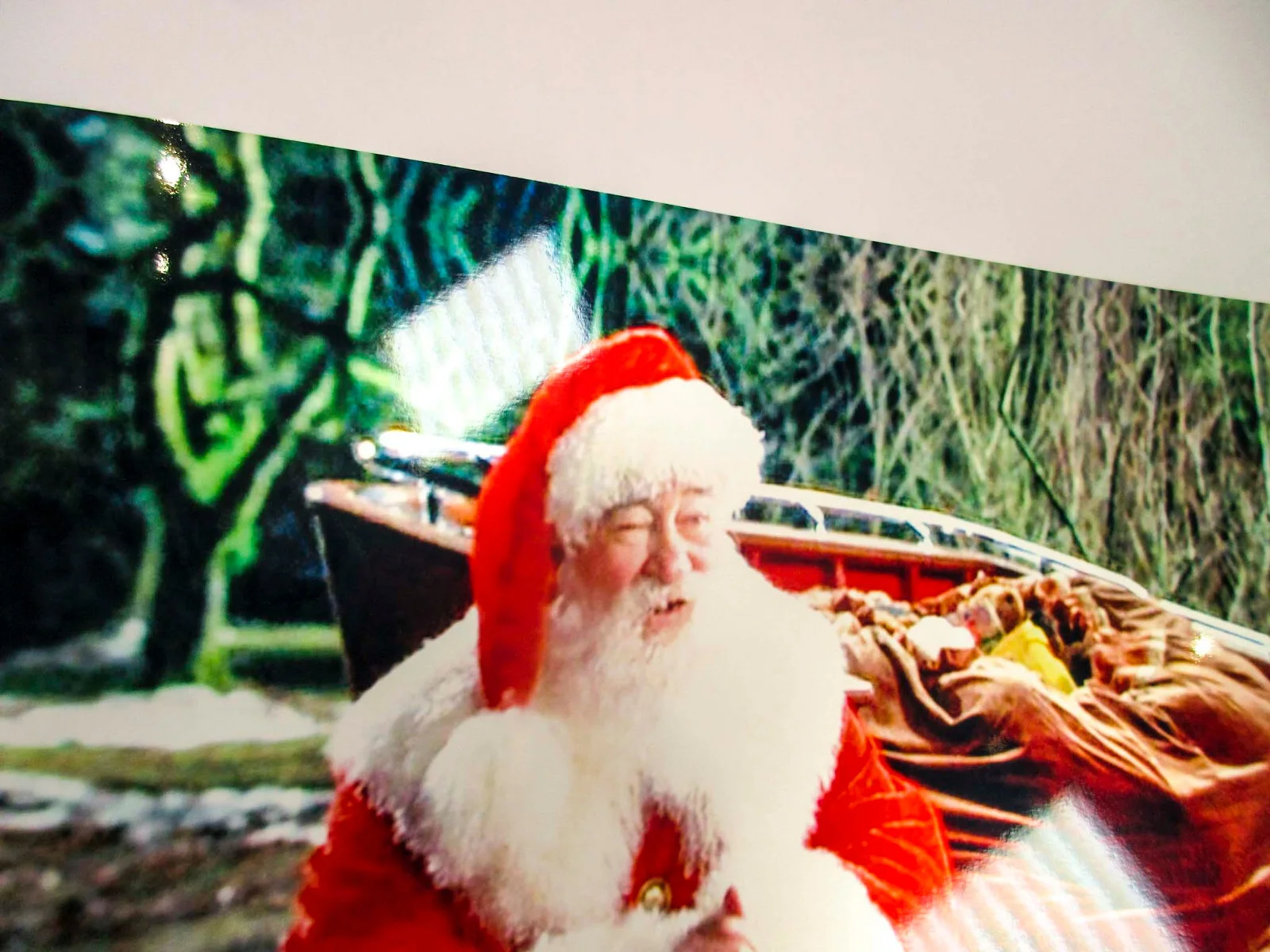 Ed Asner — Ed Asner Signed Autographed ELF 'Santa' 11x14 Photo Metallic Finish ACOA B, image 2