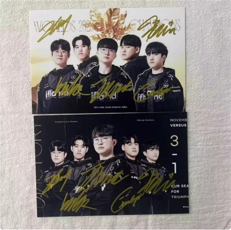 Faker — T1 Faker Hand Signed Lee Sang-hyeok Autographs 6'' Autographed Photo Fans Gift, image 3