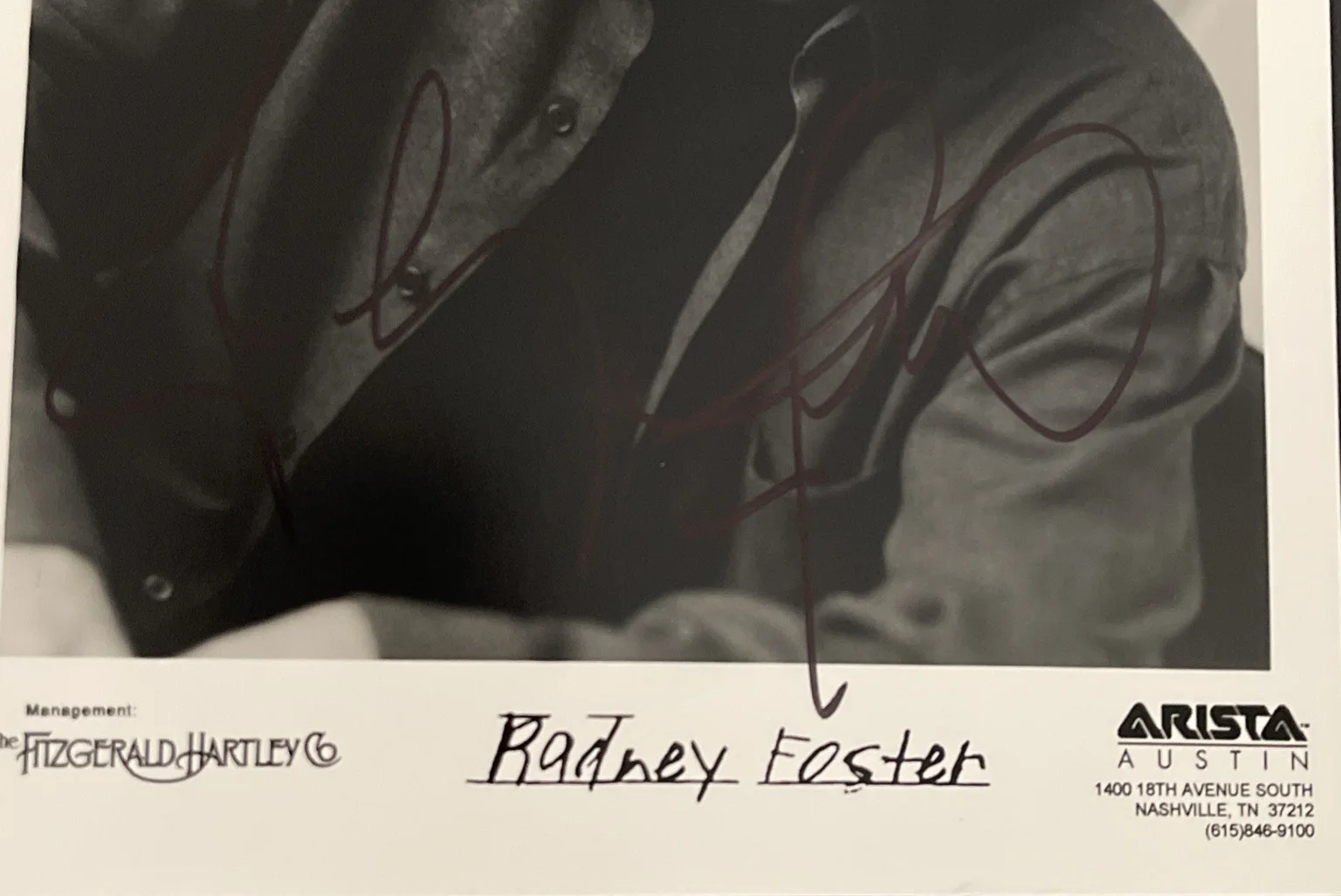 Radney Foster: Hand Signed Country Music Celebrity Photo 8 x 10” / KSK, изображение 2