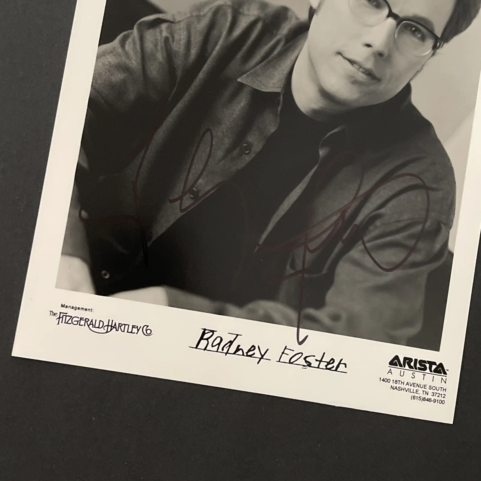 Radney Foster: Hand Signed Country Music Celebrity Photo 8 x 10” / KSK, изображение 4