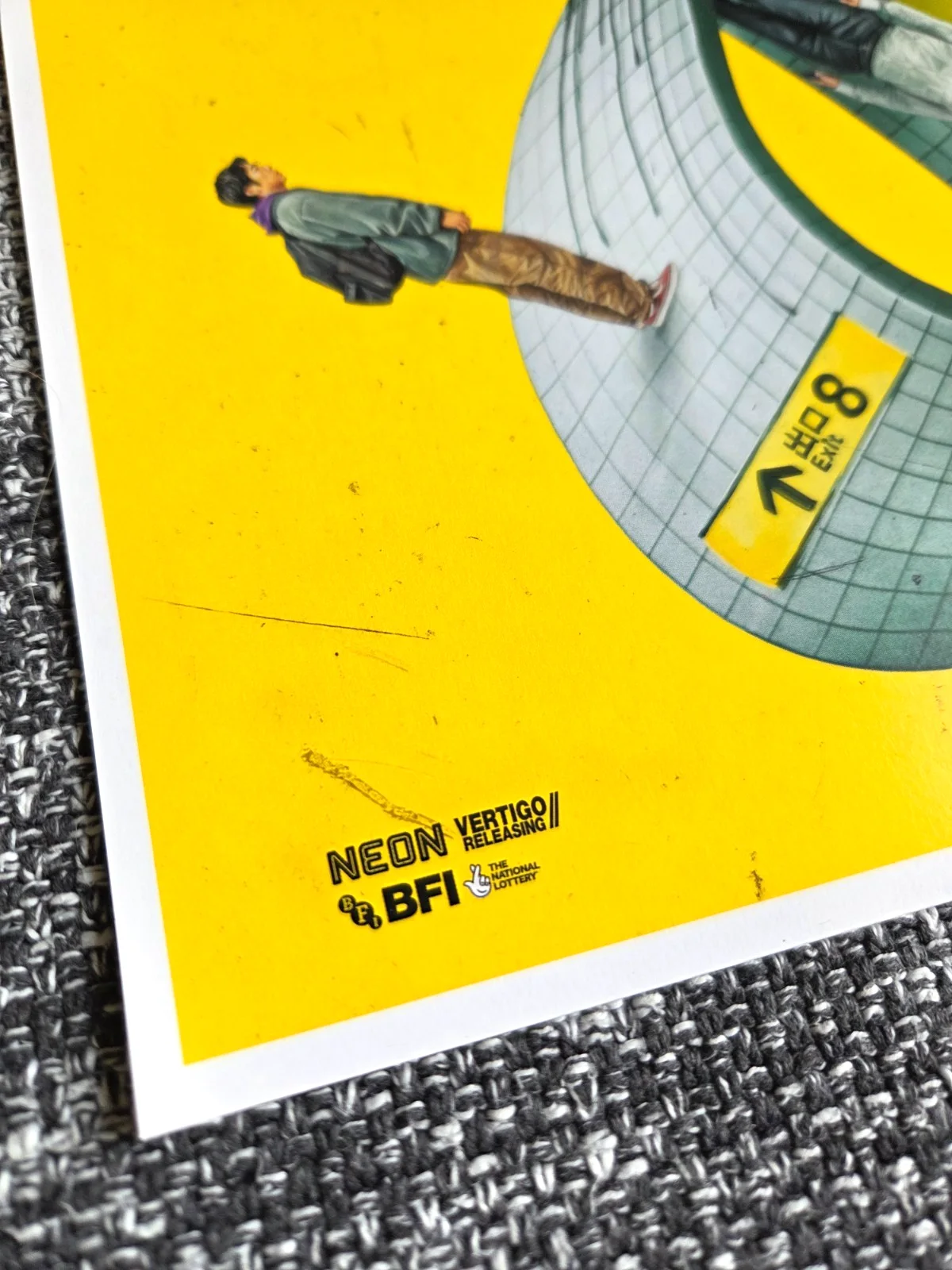 EXIT 8 rare original UK movie poster promo art print - limited edition, изображение 4