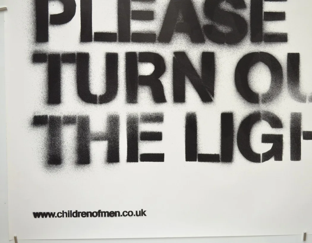 CHILDREN OF MEN (2006) Original Cinema Quad Movie Poster (ADV) Clive Owen, изображение 4