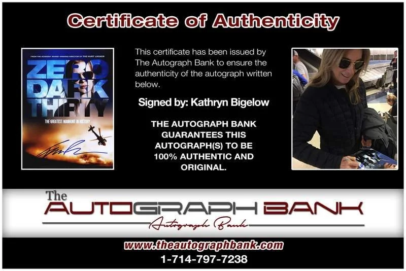 Kathryn Bigelow — Kathryn Bigelow authentic signed celebrity 10x15 photo W/Cert Autographed A0003, image 2