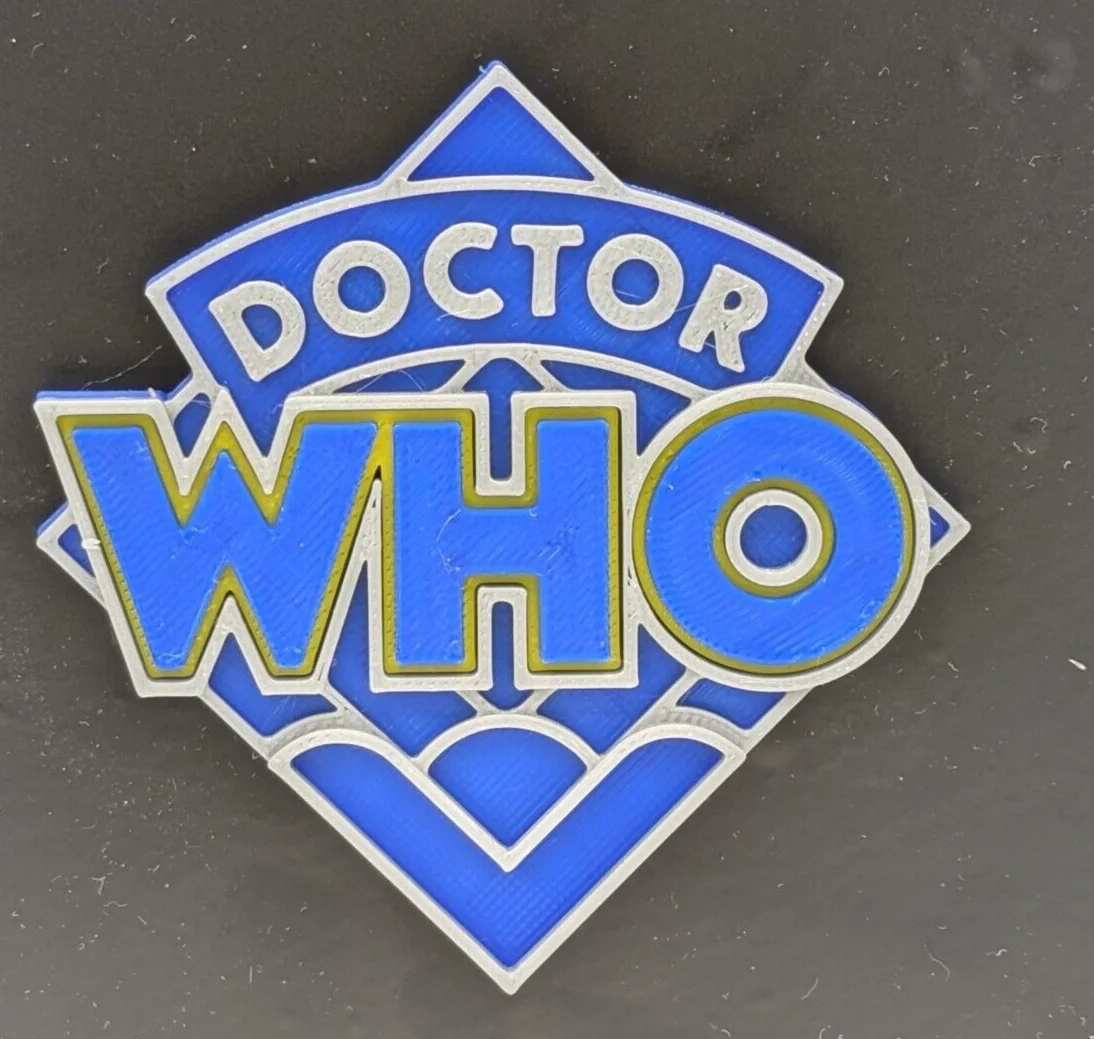 Doctor Who - fridge magnet - 3D printed 80mm wide., image 2