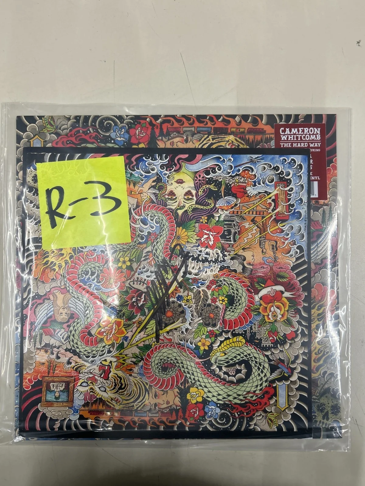 Cameron Whitcomb SIGNED The Hard Way Red Vinyl Lithograph Numbered IN HAND 1-7, image 4