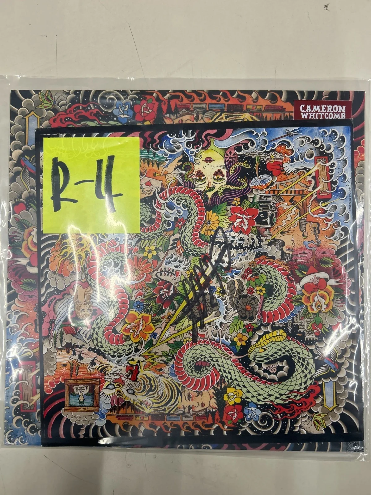 Cameron Whitcomb SIGNED The Hard Way Red Vinyl Lithograph Numbered IN HAND 1-7, image 5
