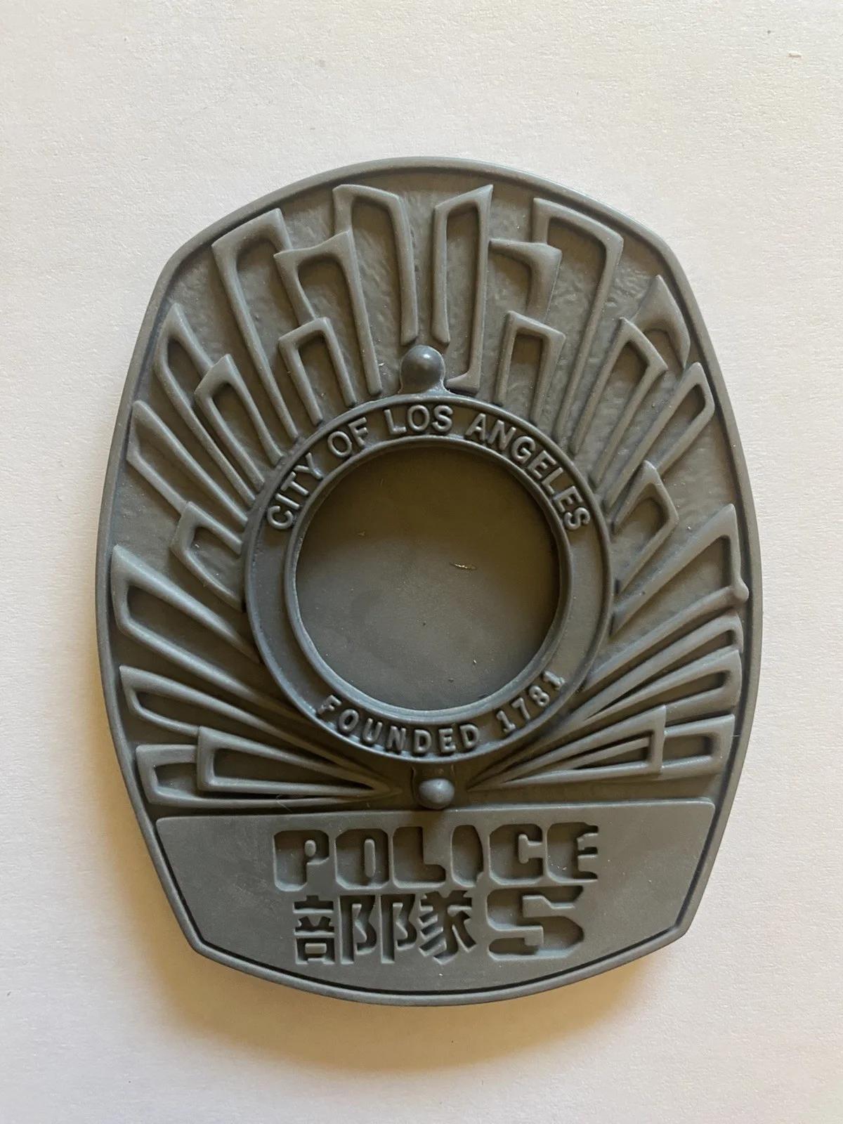 V1 Bladerunner Kanji Resin Raw Cast Badge Fanmade Replica, image 4