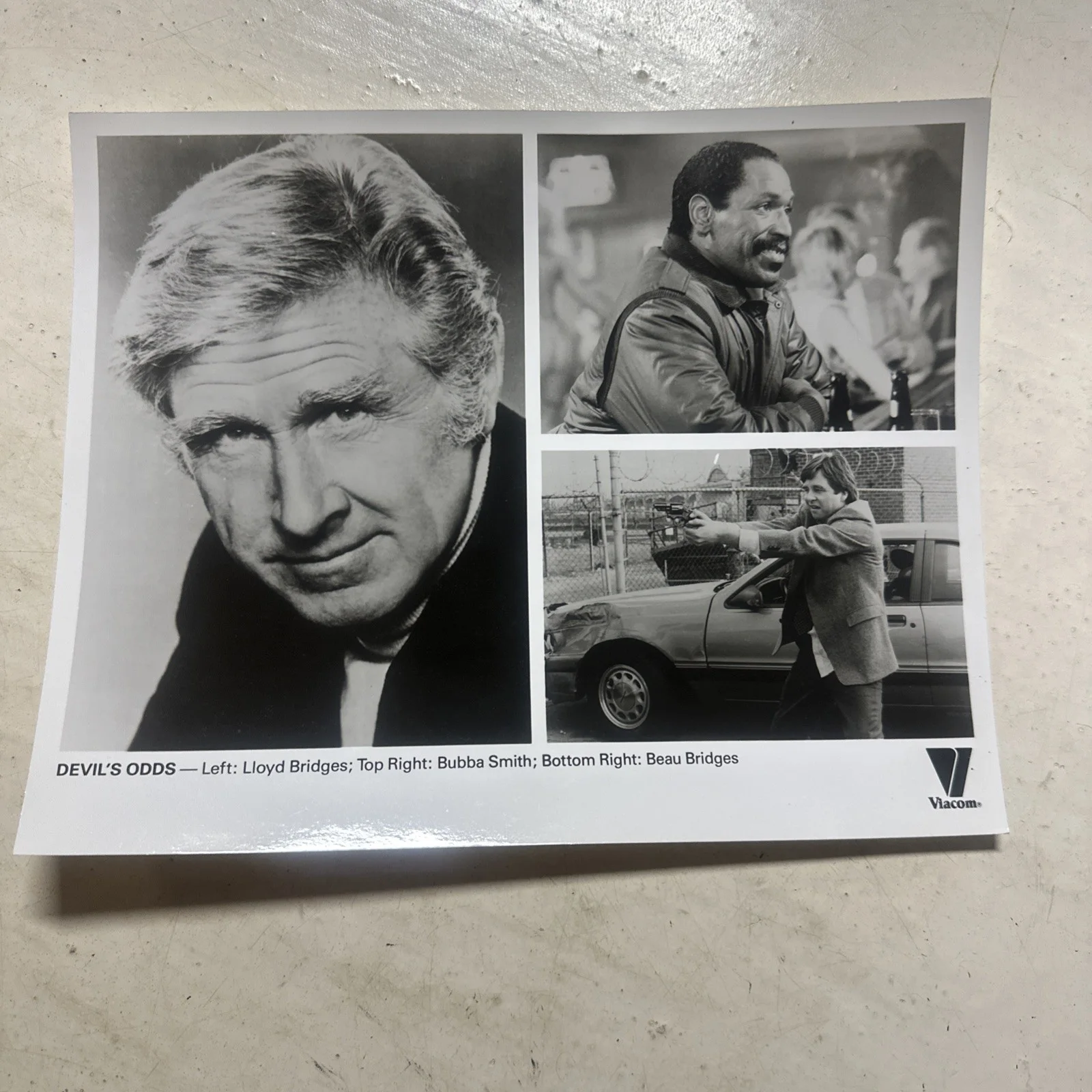 Lloyd Bridges Bubba Smith Beau Bridges Devil's Odds Original 8x10 Photo Viacom, image 2
