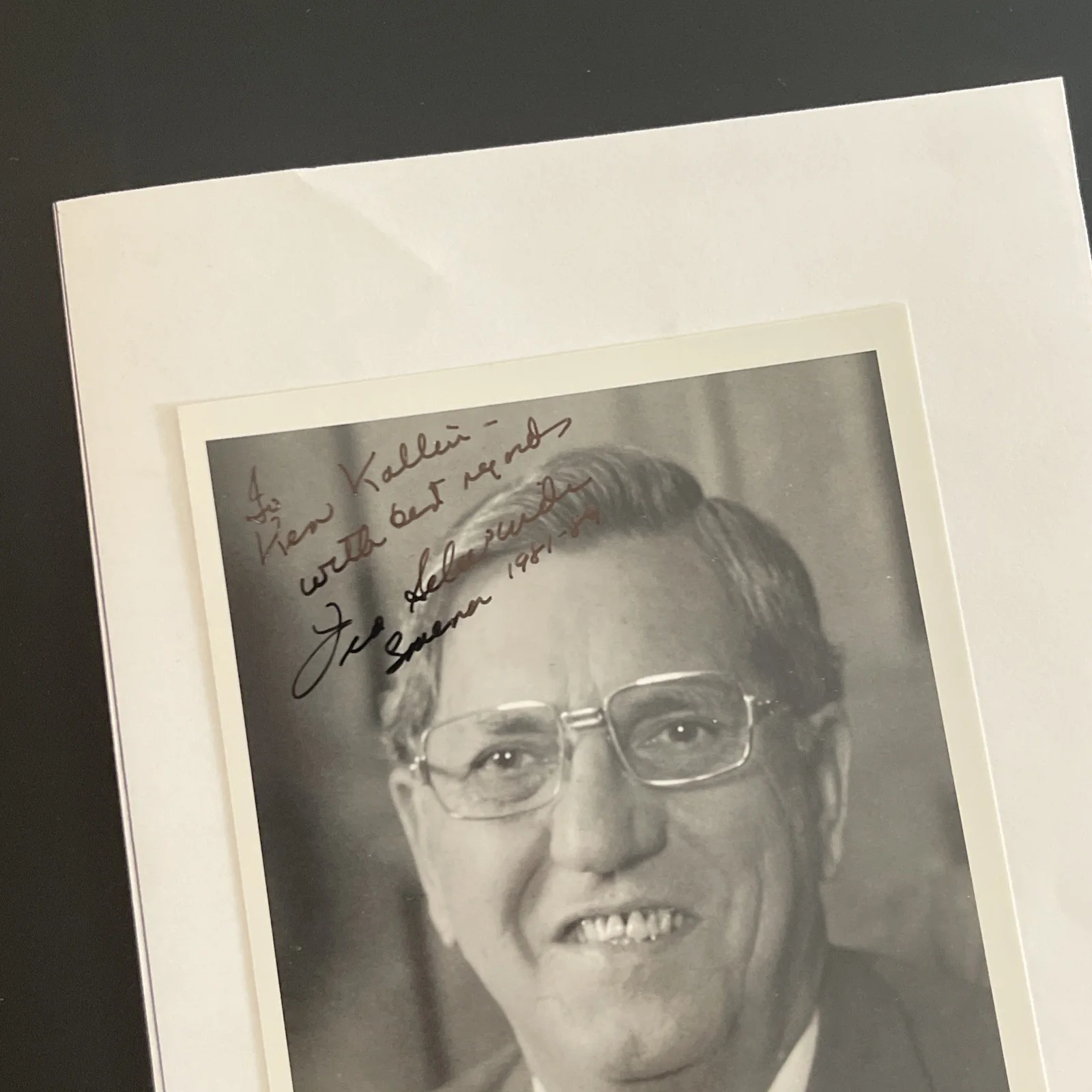 Governor Ted Schwinden, MT: Hand Signed Political Leader Photo 4x5“ / KSK, изображение 3