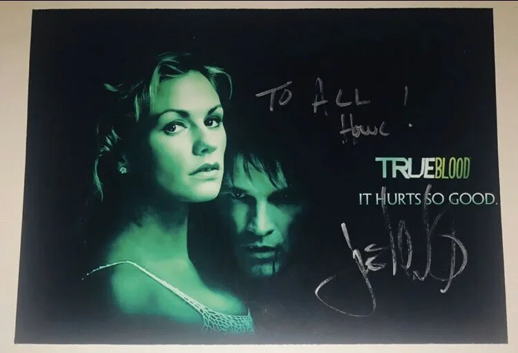 Joe Manganiello — JOE MANGANIELLO HOT ACTOR SIGNED AUTOGRAPHED HOT BLOOD 8X10 PHOTO +INSC RARE!