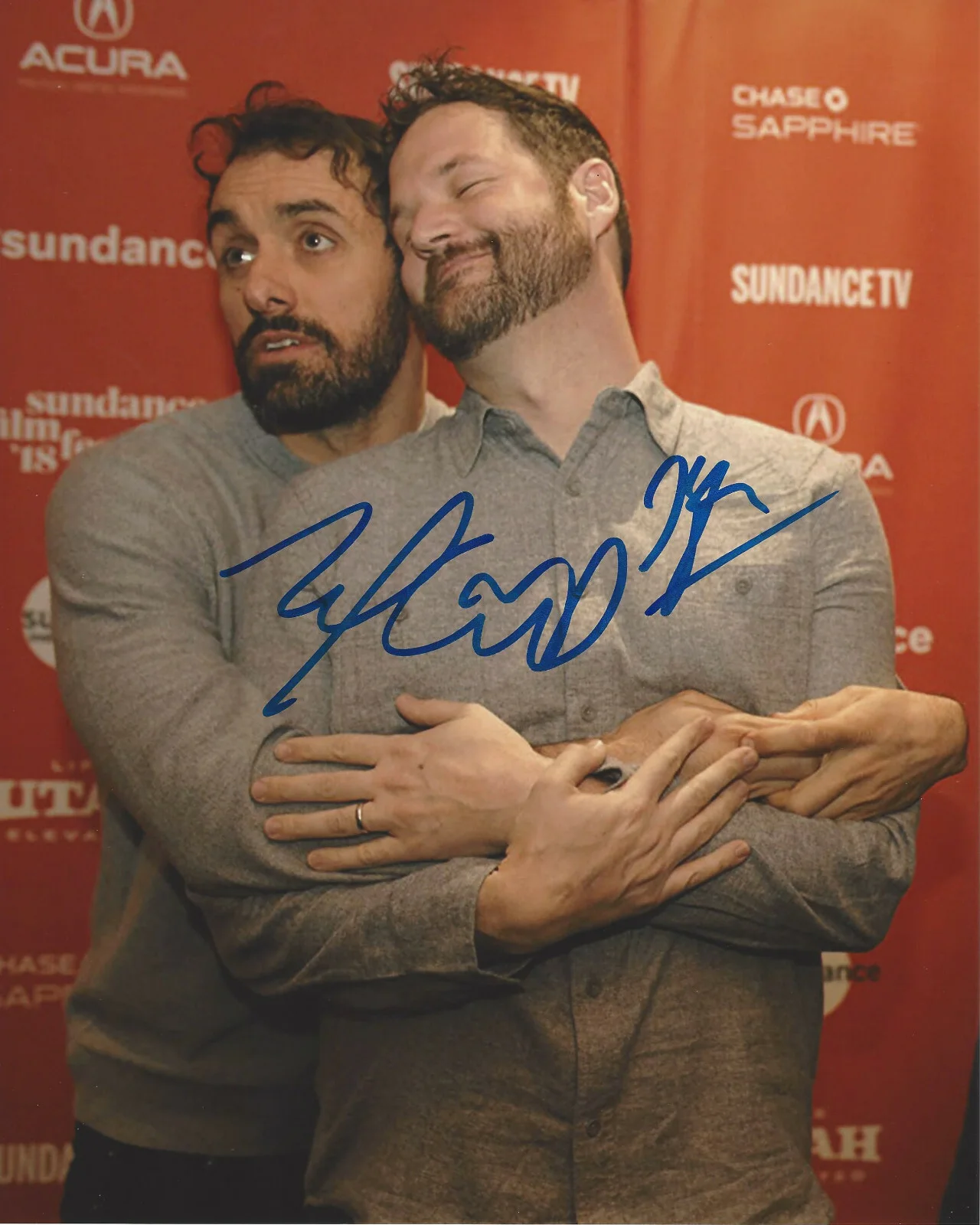 KYLE MARVIN & MICHAEL ANGELO COVINO SIGNED 'THE CLIMB' 8x10 PHOTO w/COA ACTOR, image 2