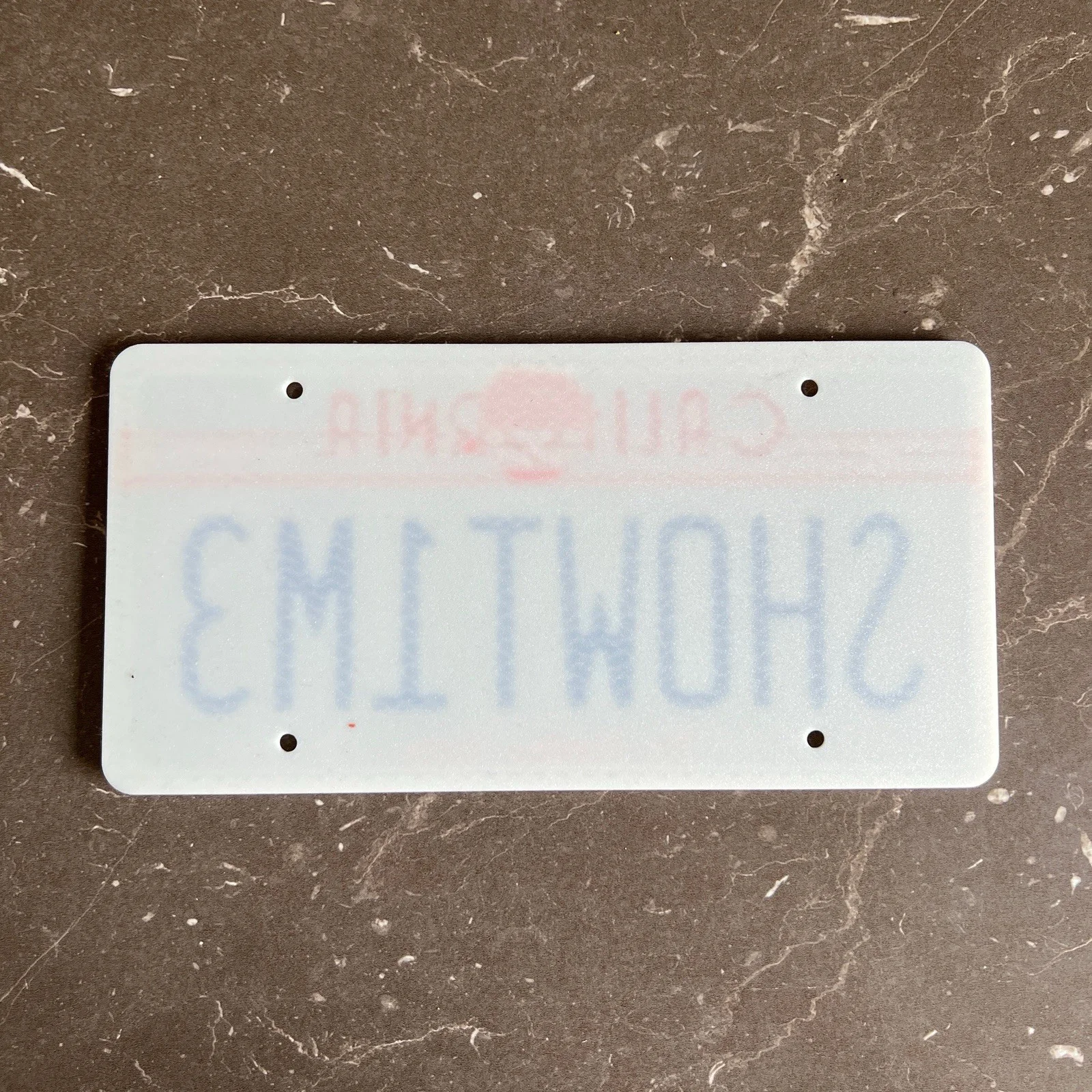 Johnny Cage License Plate Showtime Mortal Kombat 2 Replica Movie Prop Inspired, изображение 2