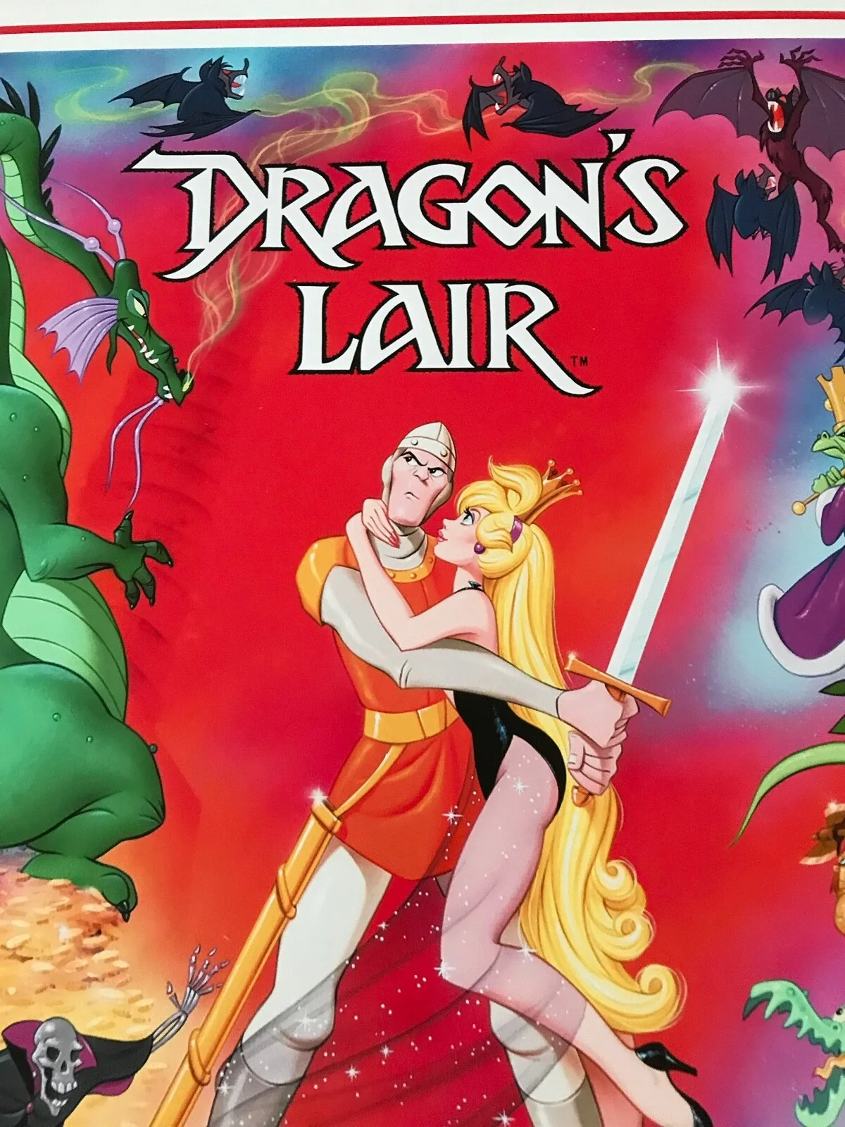 Poster Dragon's Lair 650mm x 430mm bit bigger than A2, image 2