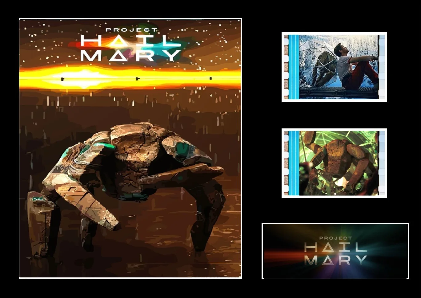 Project Hail Mary Film Cell Stunning Display With COA Rocky s2, image 3