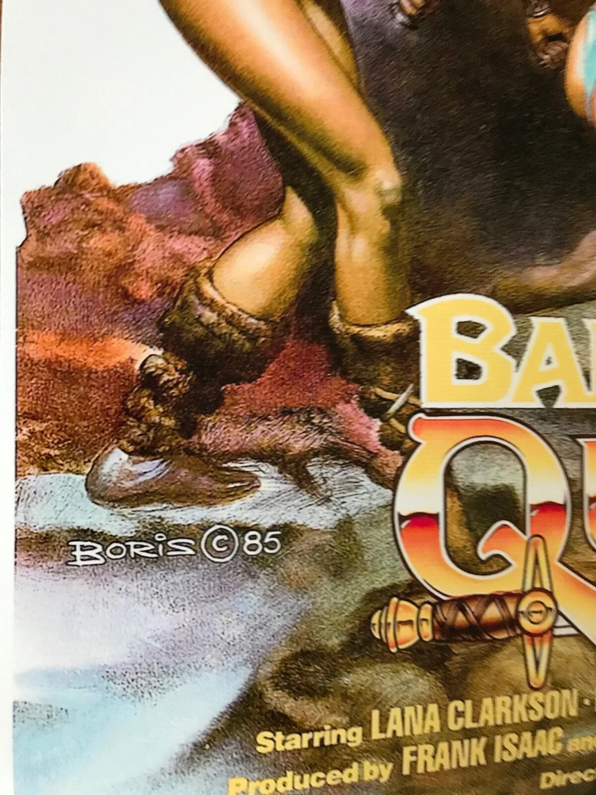 Large Movie Poster Barbarian Queen 430mm x 650mm (bit bigger than A2), изображение 4