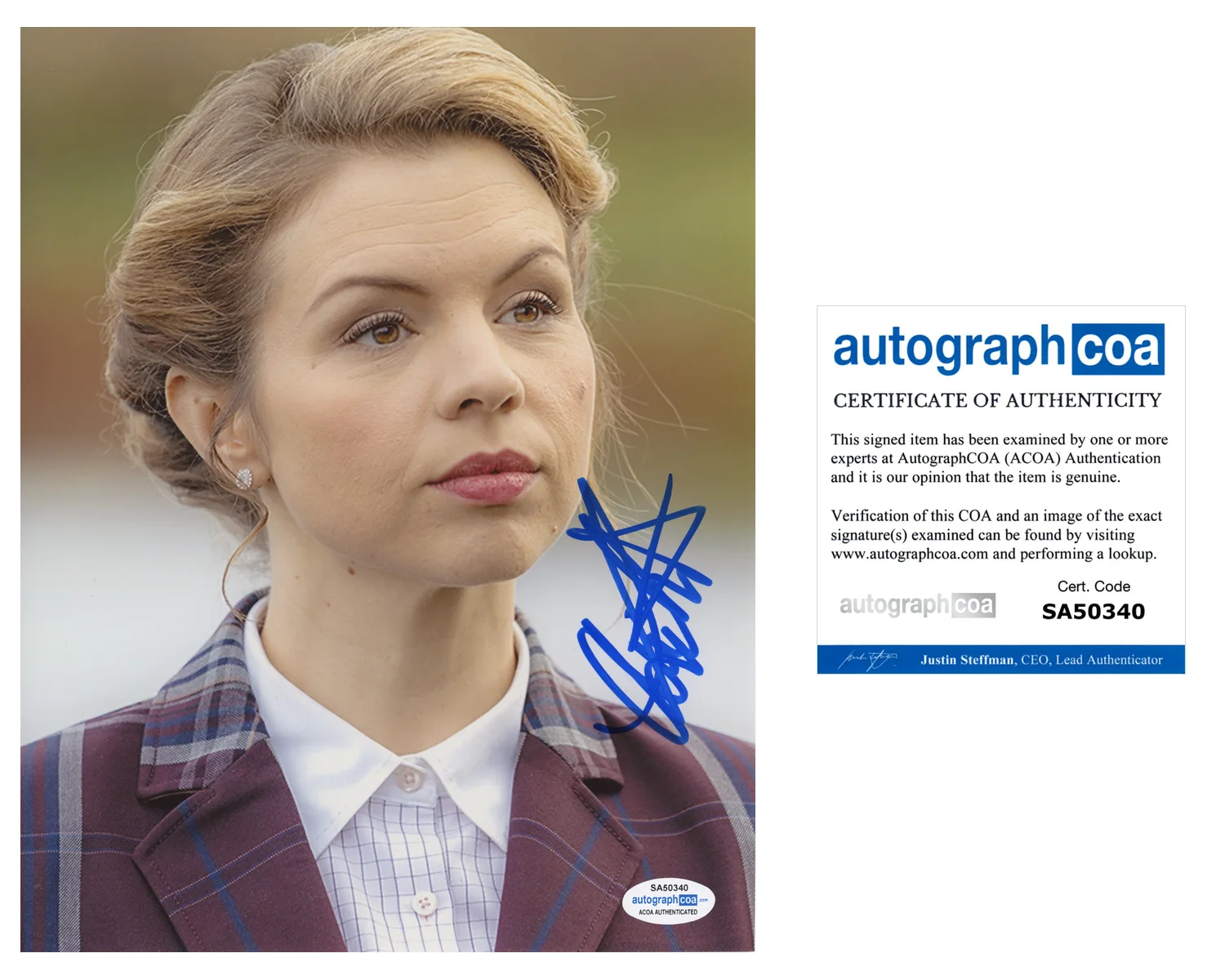 Ali Liebert Sexy Lost Girl Autographed Signed 8x10 Photo ACOA, image 2