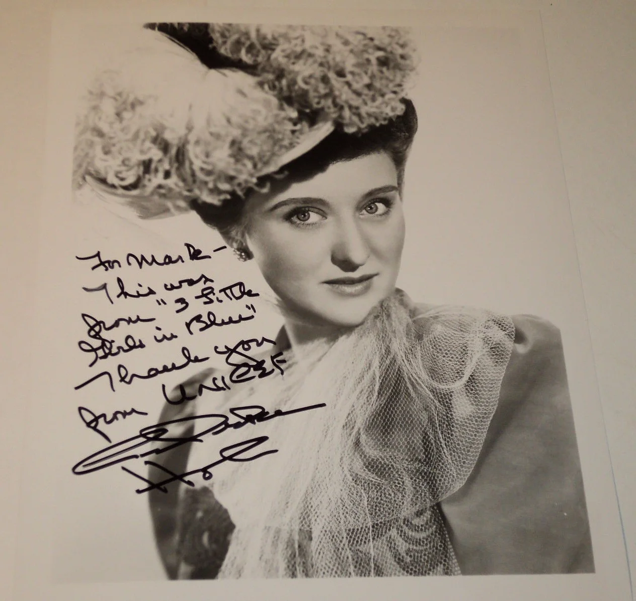 Celeste Holm — CELESTE HOLM / 8 X 10 B&W AUTOGRAPHED PHOTO