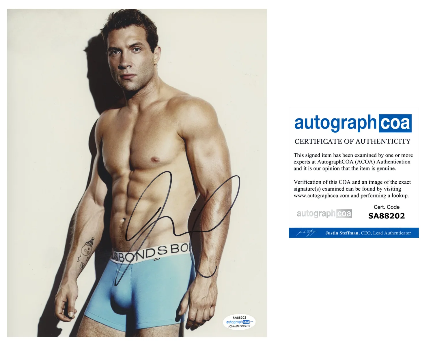 Jai Courtney Suicide Squad Autographed Signed 8x10 Photo ACOA, изображение 2