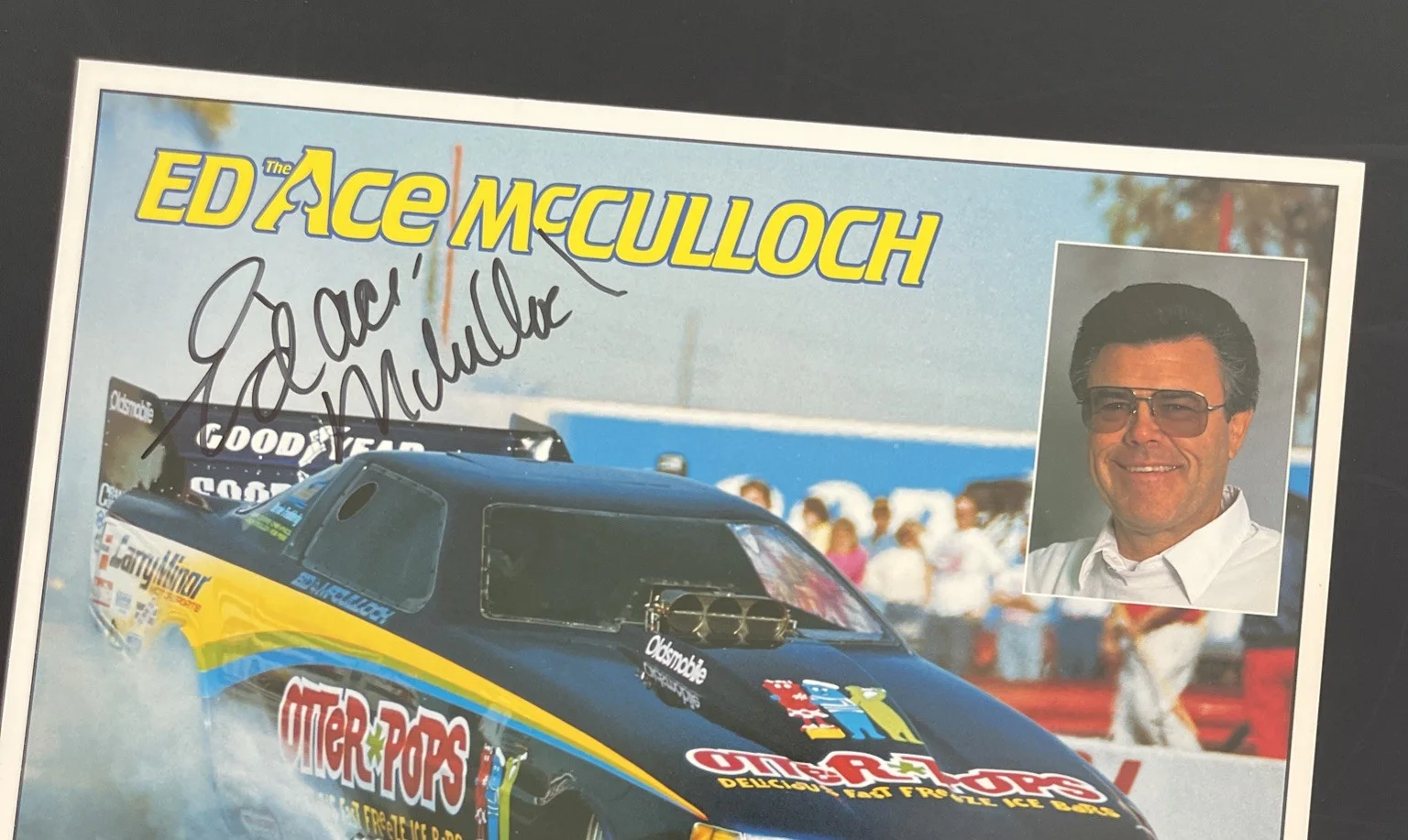 Ed McCullough NHRA Pro DragRacer: Hand Signed Sport Photograph 8x10 Inches / KSK, image 3
