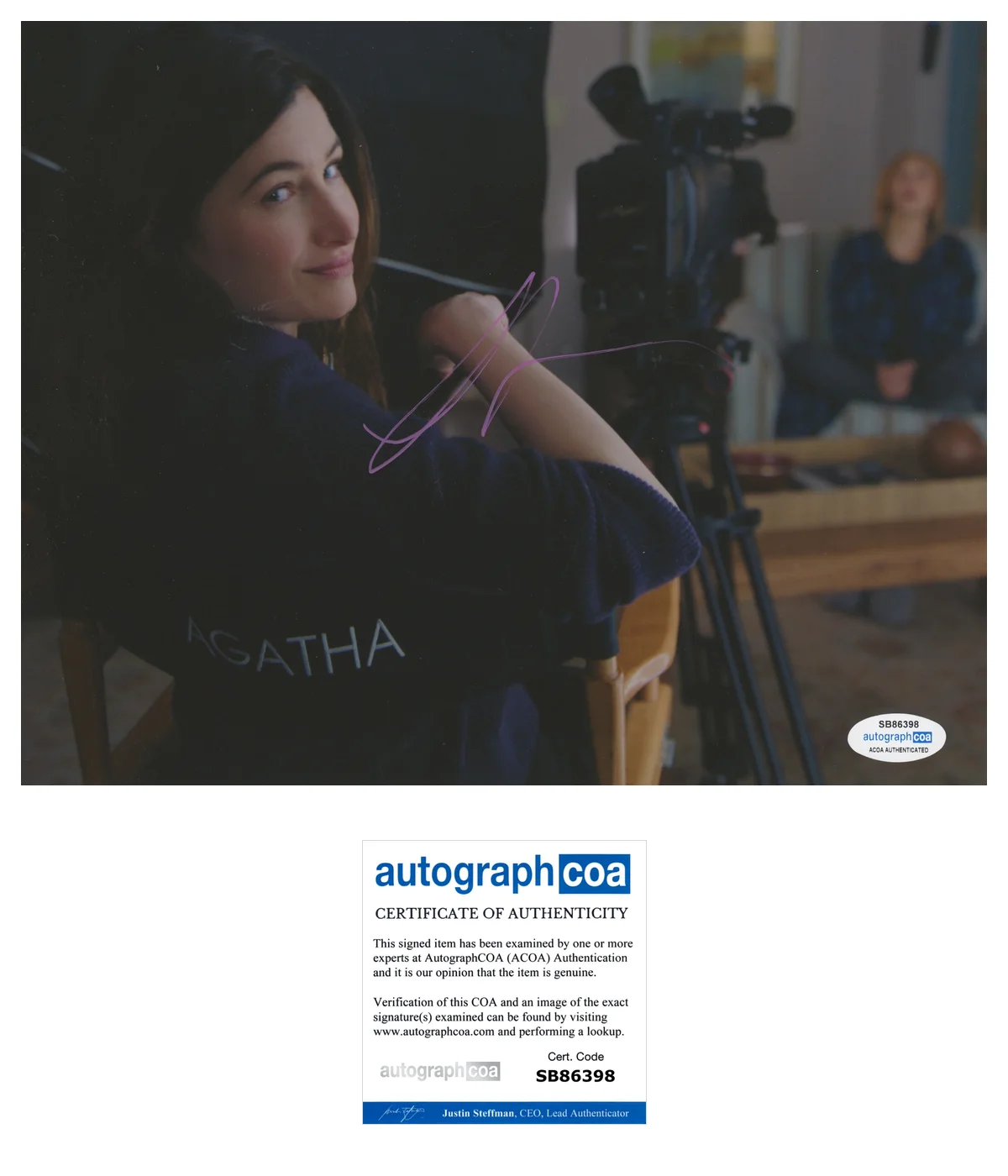 Kathryn Hahn Wandavision Autographed Signed 8x10 Photo ACOA, image 2
